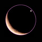 Moon occultation of Venus