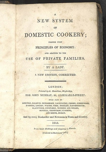Mrs Rundell New System of Domestic Cookery Title Page 1813.jpg