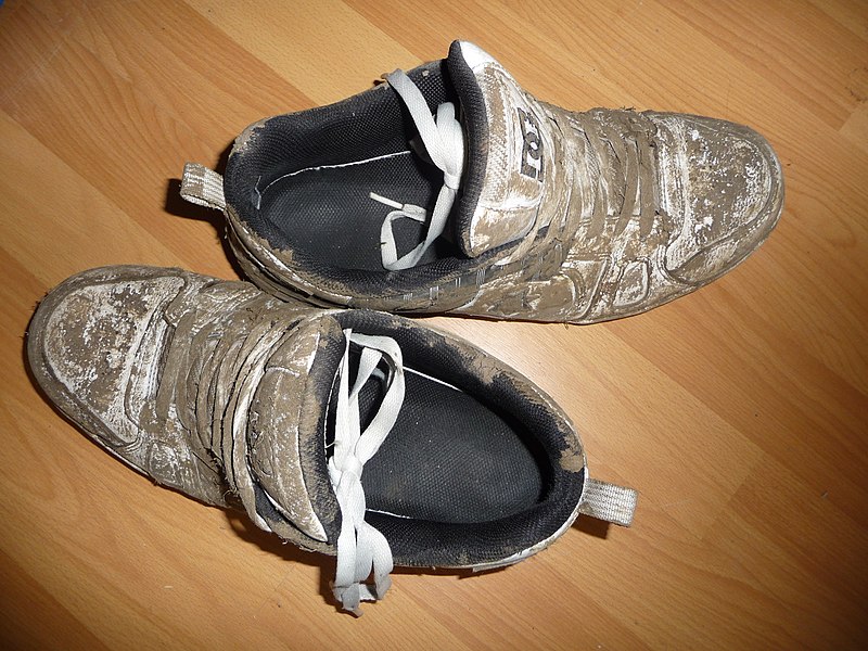 File:Muddy white shoes.jpg