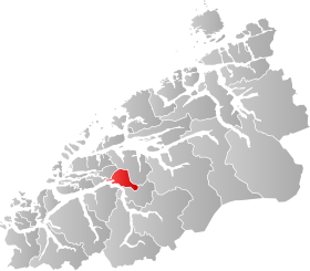 Locatie van Ørskog