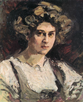 Retrato de Korovin (1910)