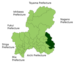 Nakatsugawa - Carte