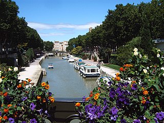 Der Canal de la Robine in Narbonne