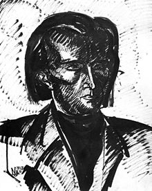 Nemes Lampérth József painter Portrait of Lajos Kassák 1917.jpg