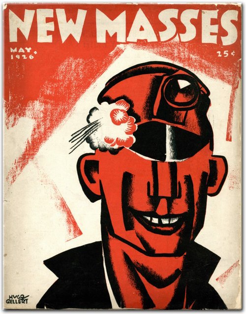 New Masses cover by Hugo Gellert, May 1926