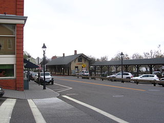 New Milford station historic rail station in New Milford, Connecticut