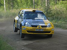 Bernardi during the 2004 Rally Finland. Nicolas Bernardi - 2004 Rally Finland.jpg