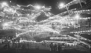 belmont park at night