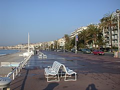 La promenade des Anglais.