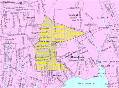 How to get to North Bellport, New York with public transit - About the place