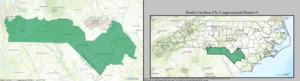 North Carolina SUA Districtul 9 al Congresului (din 2017) .tif