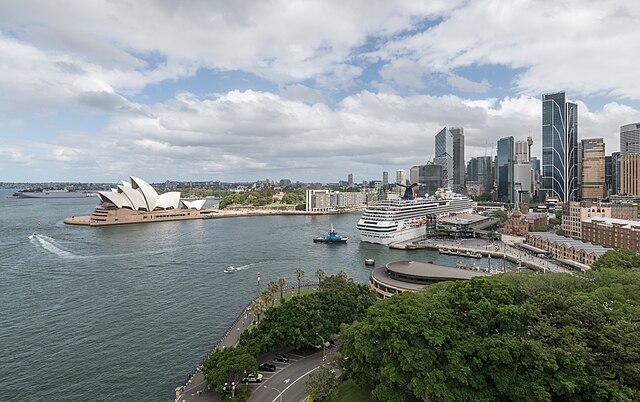 Circular Quay from the Sydney Harbour Bridge