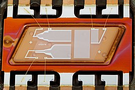 A surface acoustic wave - SAW filter