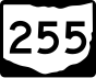 Маркер State Route 255