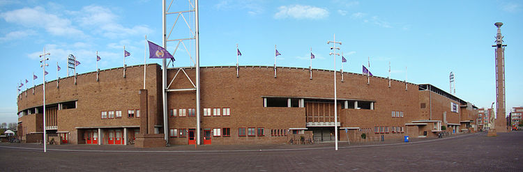 Panorama-afbeelding van het stadion