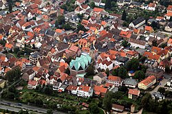 Aerial picture of Obernburg