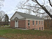 The 1961 community building Old Hebron Lutheran Church Intermont WV 2015 10 25 02.JPG