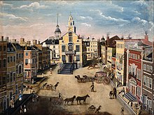State Street, 1801 Old State House and State Street, Boston 1801.jpg