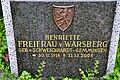 English: Grave of Henriette Baroness of Warsberg Deutsch: Grab der Henriette Freifrau von Warsberg