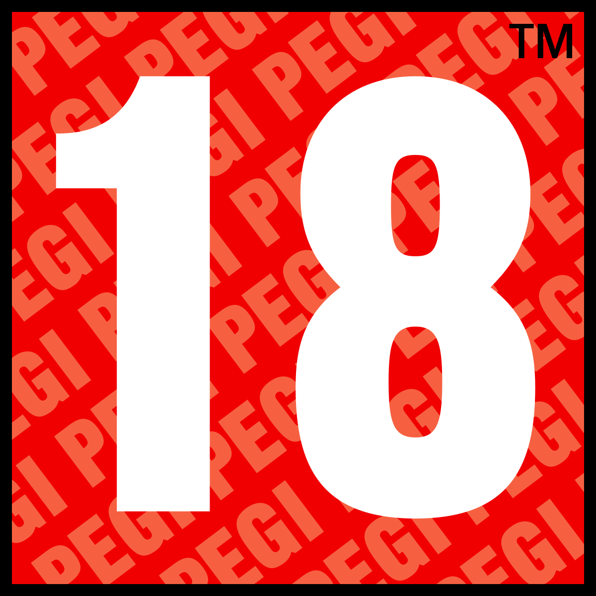 18 вќ рџќ. PEGI 18. Знак 18 +. PEGI info 18. Знак 18 без фона.