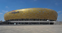 Das fertiggestellte Stadion