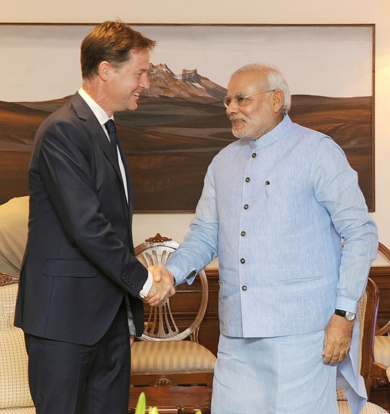 File:PM Modi meets the Deputy Prime Minister of the UK.jpg