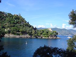 Baie de Paraggi à Santa Margherita Ligure