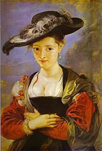 Retrato de Susanna Foreman ("Sombrero de Paja").  1625. Óleo sobre lienzo National Gallery, Londres