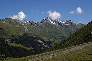 Sazmartinshorn Mountain in Switzerland