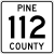 Pine County Route 112 MN.svg