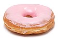 * Nomination A pink, frosted doughnut bought from a Dunkin' Donuts in Brooklyn.. By User:Evan-Amos --Andrew J.Kurbiko 14:12, 14 July 2021 (UTC) * Promotion  Support Good quality. --Nefronus 20:26, 16 July 2021 (UTC)