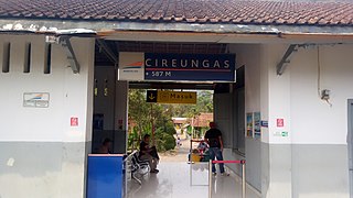 <span class="mw-page-title-main">Cireungas railway station</span> Railway station in Indonesia