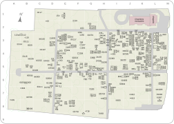 Plan du cimetière de Plainpalais, Genève (Map of the Plainpalais Cemetery, Geneva)