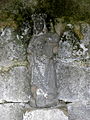 Fontaine de dévotion de Notre-Dame du Grouanec : statue de la Vierge à l'Enfant