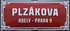Čeština: Plzákova ulice ve Kbelích v Praze 19 English: Plzákova street, Prague.