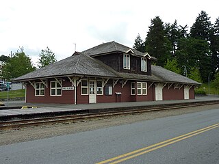 Port Alberni railway station, British Columbia, 2011