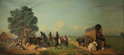 Un alto en el campo, 1861