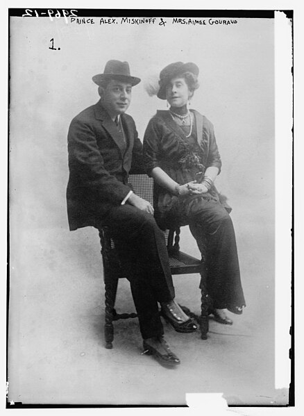 Crocker and Alexander Miskinoff in 1914