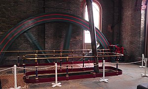 Prince Consort fly wheel at Crossness Pumping Station.jpg