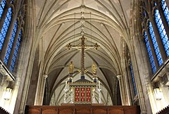 A view of the rood from the Chapel of the Blessed Sacrament