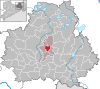 Location of the municipality of Räckelwitz in the Bautzen district