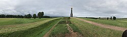 El principal monumento a los soldados del ejército ruso en la batería Raevsky