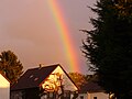 Regenbogen im Heidelberger Stadtteil Pfaffengrund