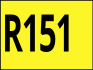 R151 Schild}}