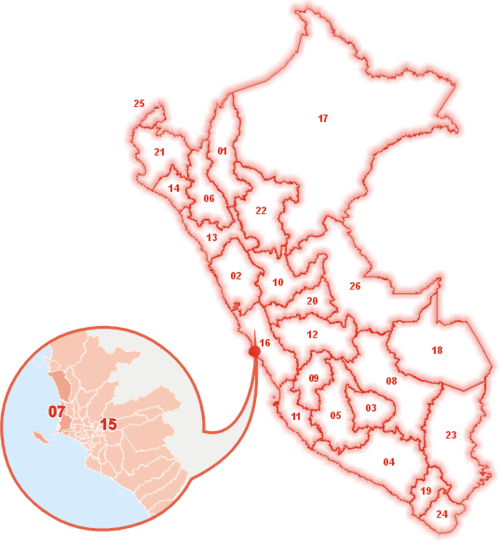 Location within Lima Province