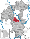 Lage der Gemeinde Reichenberg im Landkreis Würzburg