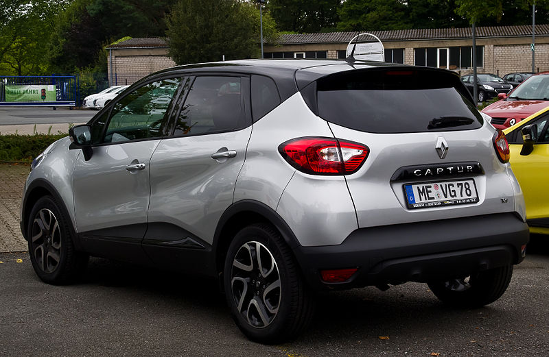 File:Renault Captur Luxe ENERGY TCe 90 Start & Stop eco² – Heckansicht, 13. Juli 2014, Ratingen.jpg