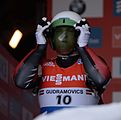 Deutsch: Vorletztes Saisonrennen im Rennrodel-Weltcup der Saison 2014/15 vom 19. bis 22. Februar 2015 in Altenberg/Erzgebirge. Tag 2: Freitagstraining. English: Luge world cup race season 2014/15 in Altenberg/Germany, 19th to 22nd Februar 2015. Day 2: Friday trainings.