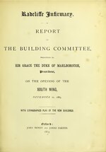 Thumbnail for File:Report of the building committee, presented to His Grace The Duke of Marlborough, President, on the opening of the south-wing, November 21, 1863 (IA b2145663x).pdf