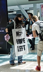 Thumbnail for File:Resident Evil 6 promo at E3 2012 (7165467879).jpg
